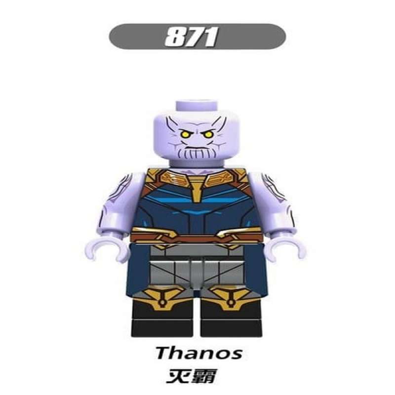 Jual Thanos XH871 Gauntlet Avengers Infinity War Minifigure Brick X0193 ...