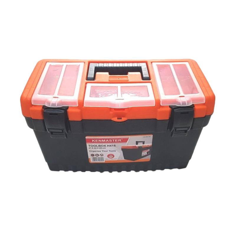 Promo KENMASTER H415 Tool Box Besar Tempat Kotak Perkakas Black