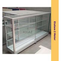 Promo Etalase Warung Standar 2 Meter Etalase Kaca Panjang 200 Cm 