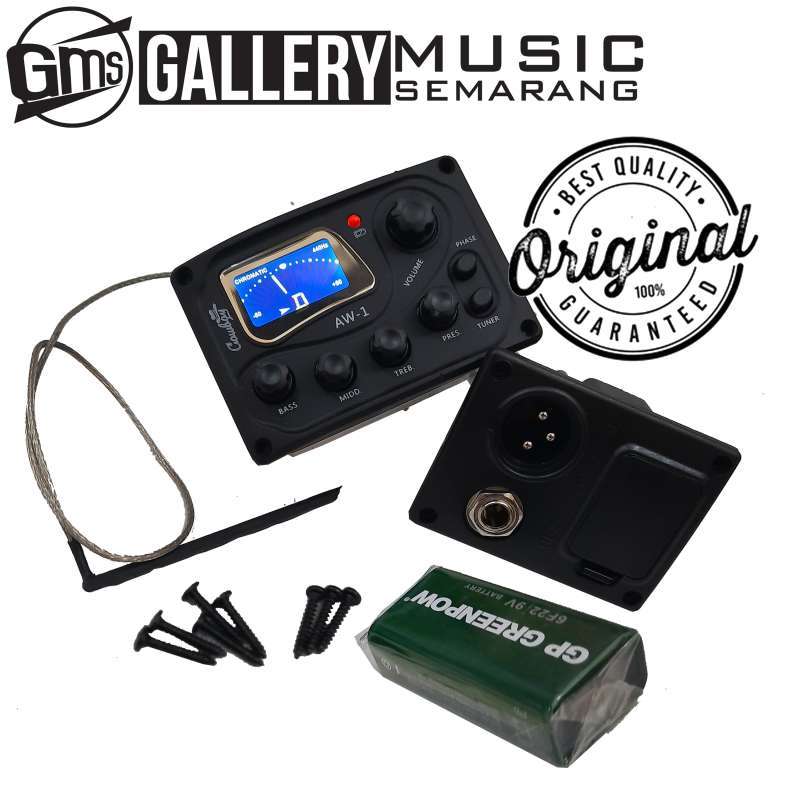 Promo Original!!! Preamp Equalizer Tuner Gitar Akustik Elektrik Cowboy