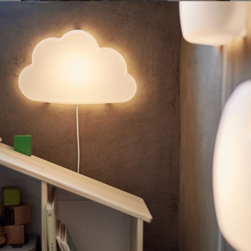 Jual IKEA Lampu Tidur Anak Model Awan Children Night Lamp di Seller