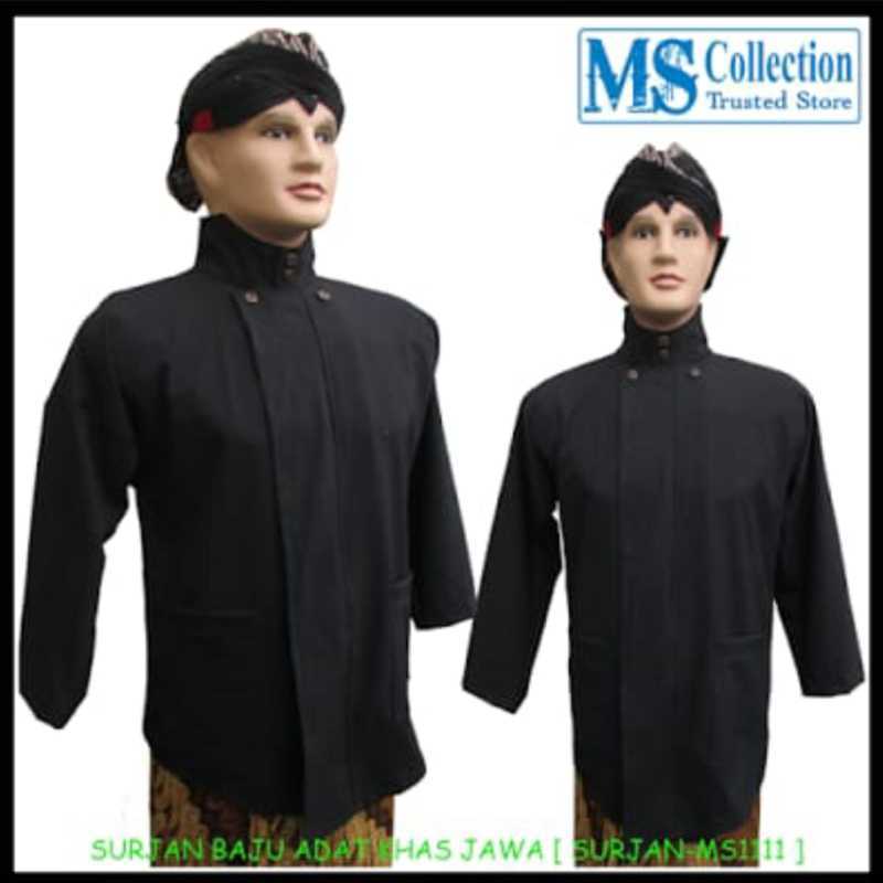 Jual Baju Surjan adat Jawa Hitam Polos di Seller MSCollection - Karang