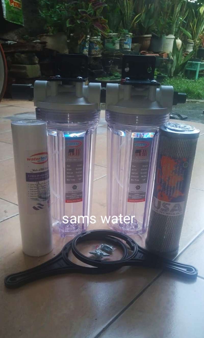 Jual Paket Filter Air 2 set Housing Filter Tabung Merk Eugen 10 inch