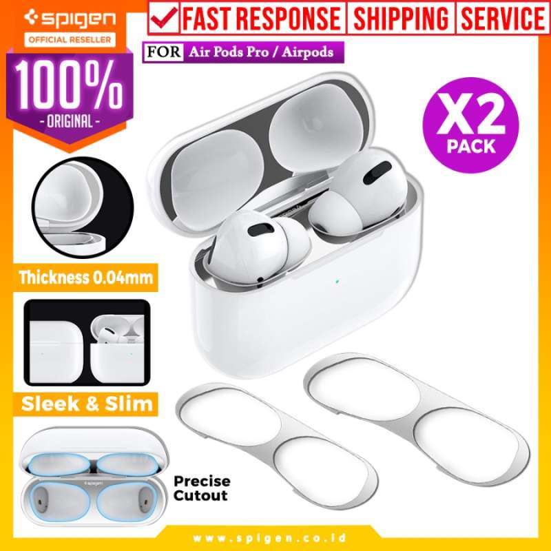 Jual Apple AirPods Pro Spigen Dust Proof Case Sticker Protector Anti