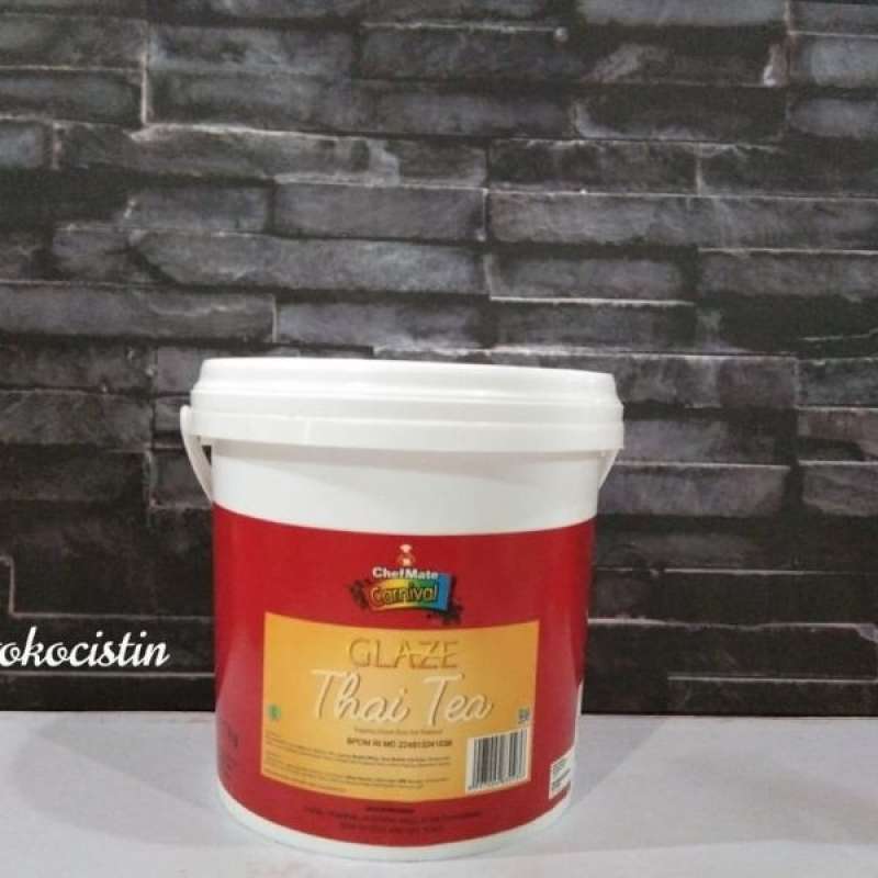 Promo Chefmate Glaze Thai Tea 1 Kg Diskon 3 Di Seller Cistin Toko Bahan Kue Tamangapa, Kota