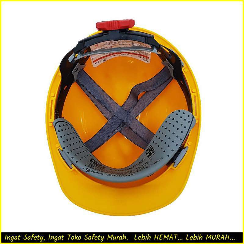 Jual Helm Proyek Safety Helmet Kuning Standar Sni Msa Lokal + Inner