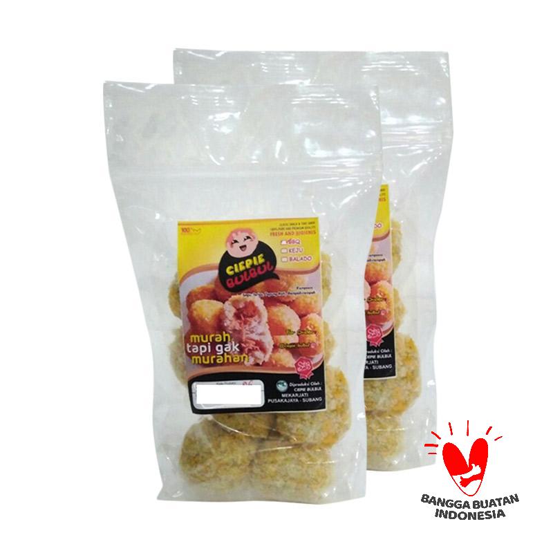 Jual Ciepie Bulbul Cilok Crispy Rasa Keju Cemilan [2 pcs / 400 g] di