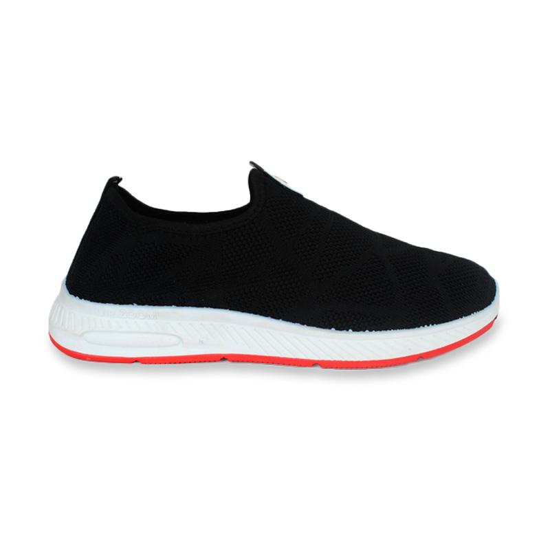 Jual Vivo Fashion Sepatu Slip On Pria - Black [SP09446