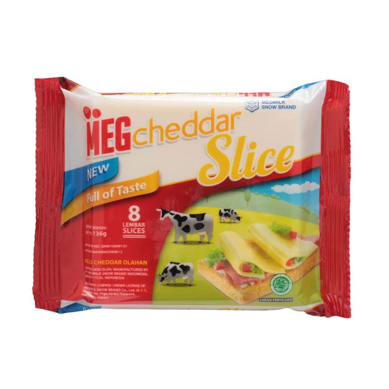 Jual Meg Cheddar Slice Cheese [8 Slice] Di Seller Tambah Jaya Swalayan ...