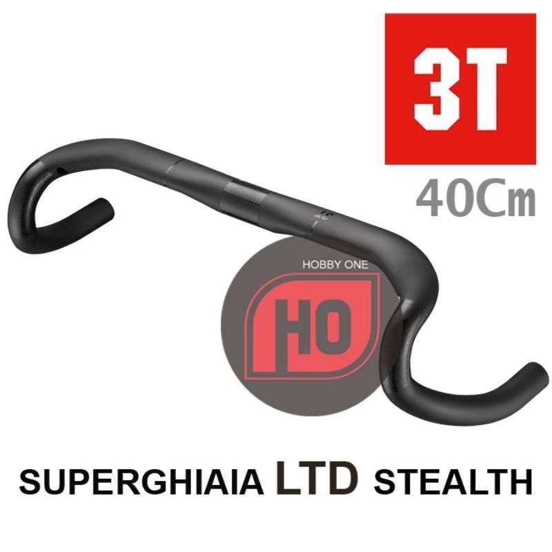 Guidon Carbone 3T Superghiaia Gravel - 40 Cm - Noir (Neuf)
