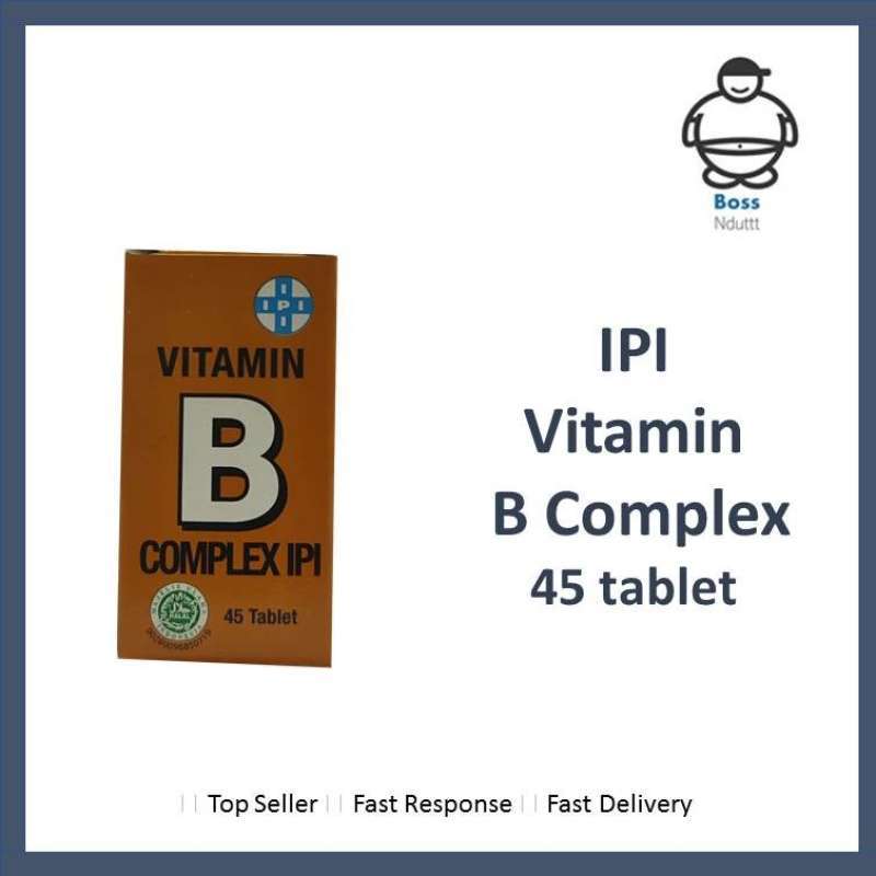 Jual Vitamin B Complex IPI 45 tablet kompleks komplek di Seller Boss Nduttt Curug Sangereng