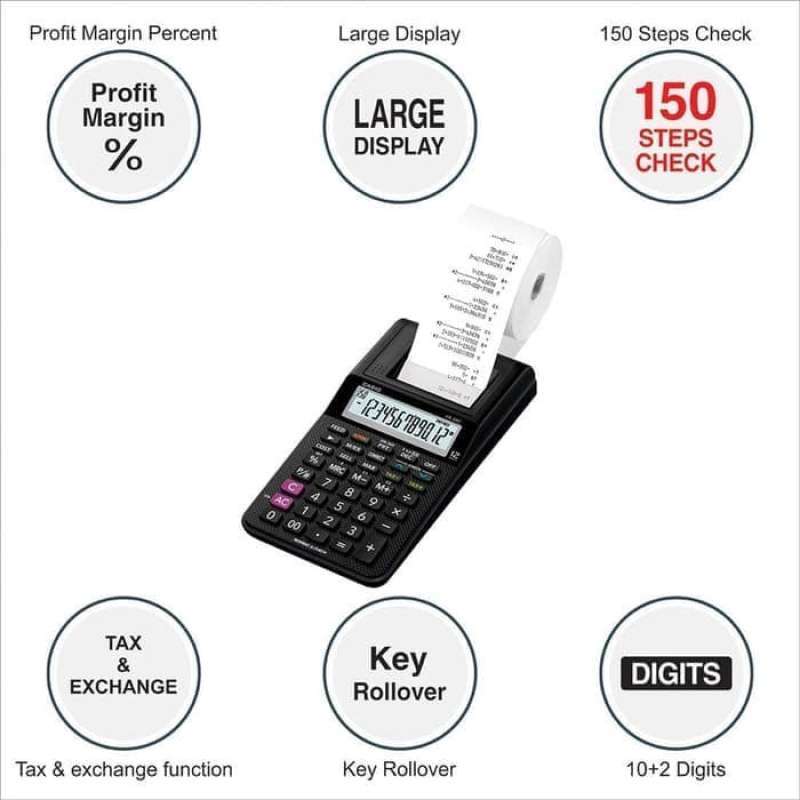 Jual Casio Kalkulator Struk (printing Calculator) 12 Digit Hr8rc