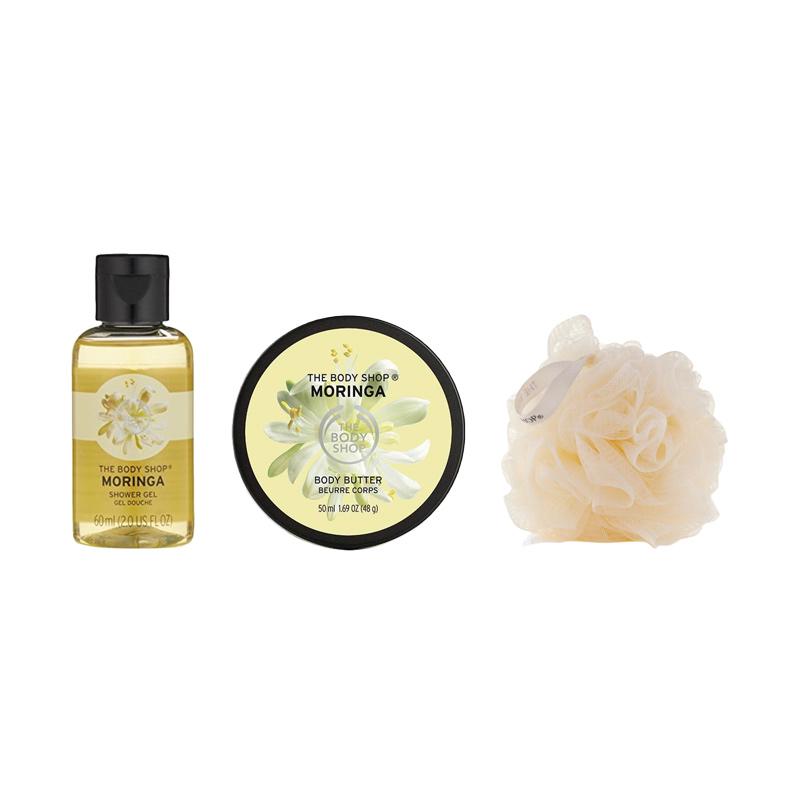 Jual The Body Shop Moringa Mini Trio Shower Gel, Body Butter & Small Bath Lily Set Perawatan Jual The Body Shop Moringa Mini Trio Shower Gel, Body Butter & Small Bath Lily Set Perawatan