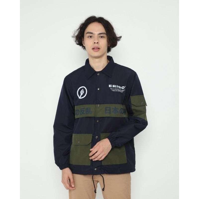 Jual Erigo Coach Jacket Orochi Navy - S Navy di Seller Erigo Official