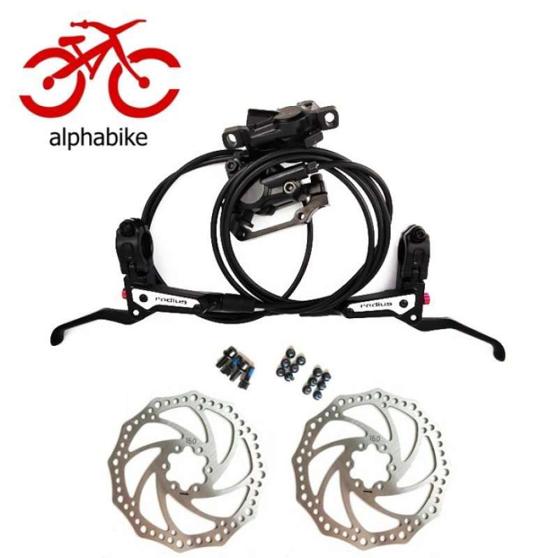 Jual REM DISCBRAKE/DISC BRAKE/CAKRAM SEPEDA HIDROLIK/HYDRAULIC RADIUS