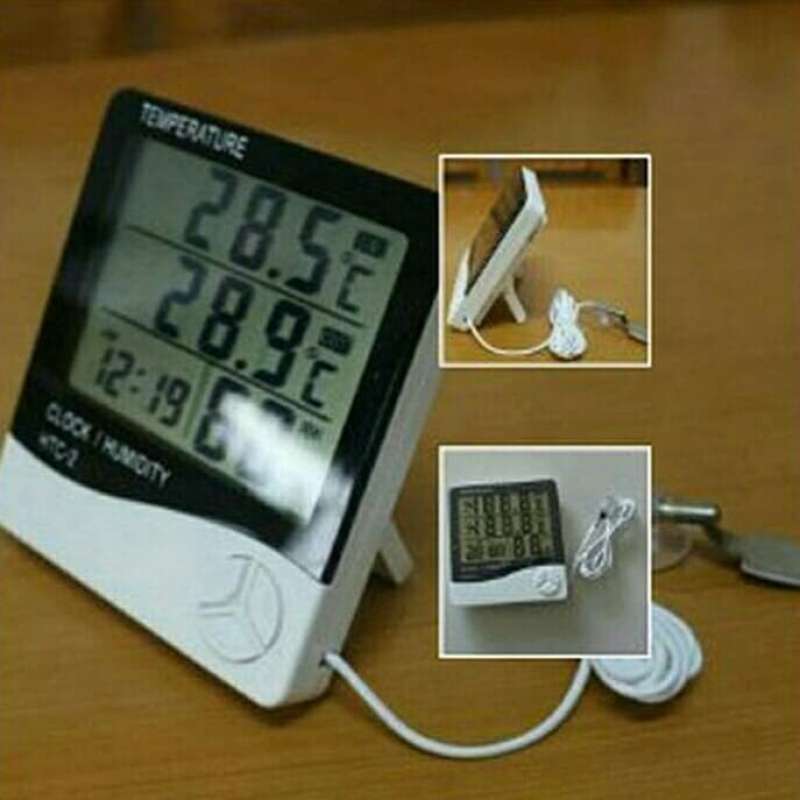 Promo thermometer digital hygrometer HTC 2 alat pengukur suhu ruangan