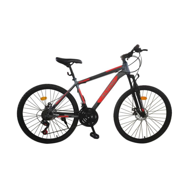 Jual ALTON XC 3 2 Sepeda MTB Grey Red 26 Inch 24 Speed 