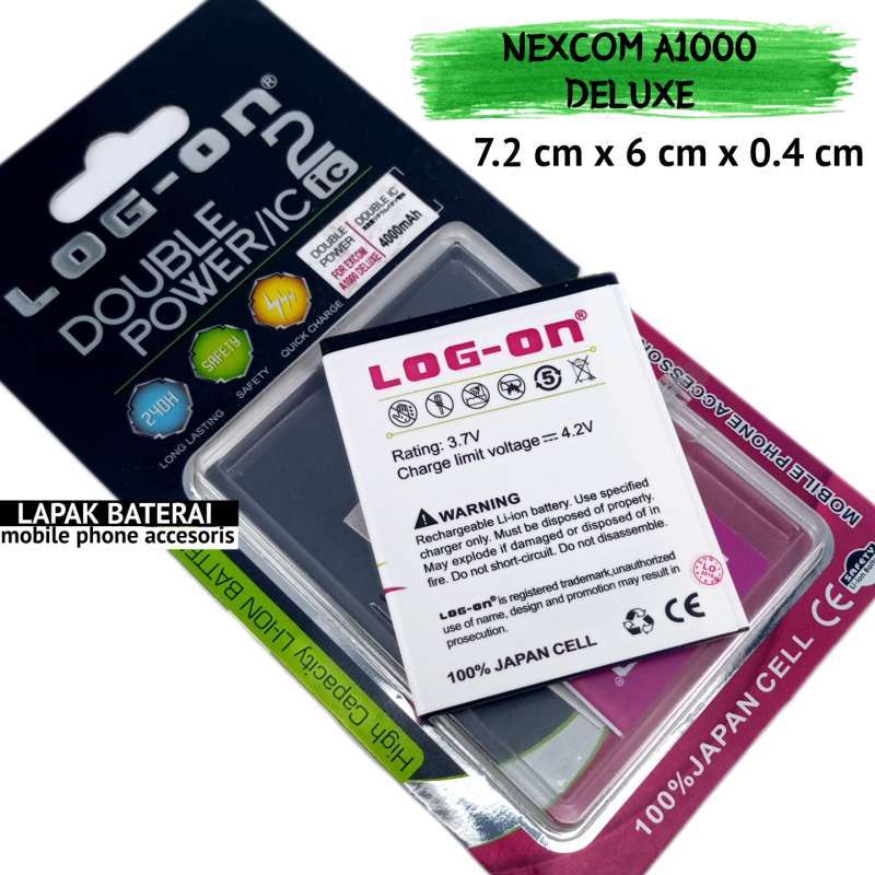 Promo Baterai Nexcom A1000 Deluxe - Original Log On Battery Batre ...
