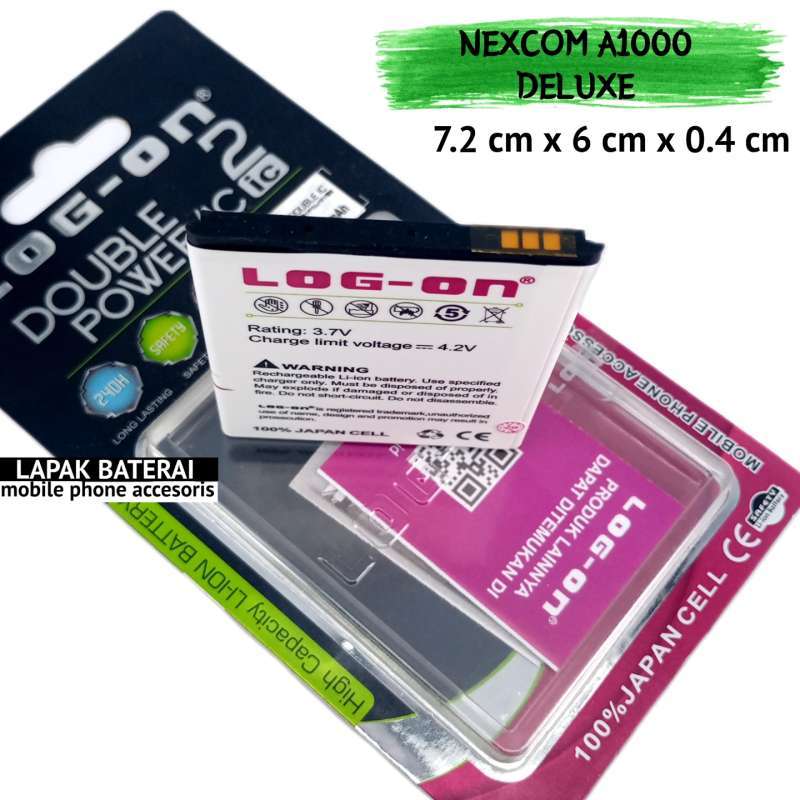 Promo Baterai Nexcom A1000 Deluxe - Original Log On Battery Batre ...