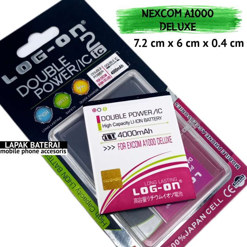 Promo Baterai Nexcom A1000 Deluxe - Original Log On Battery Batre ...