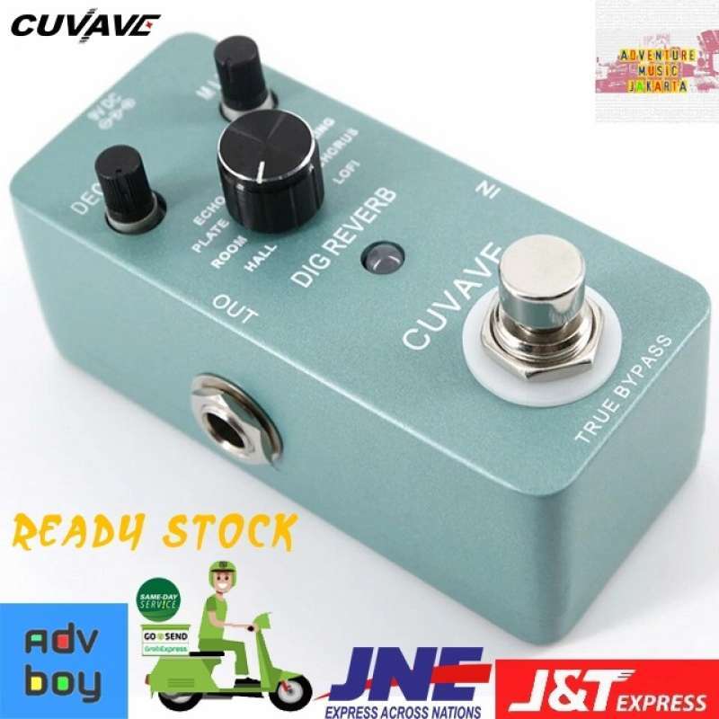 Jual CUVAVE DIG REVERB Pedal Efek Gitar Digital Reverb 9 Jenis True Bypass di Seller Blisini