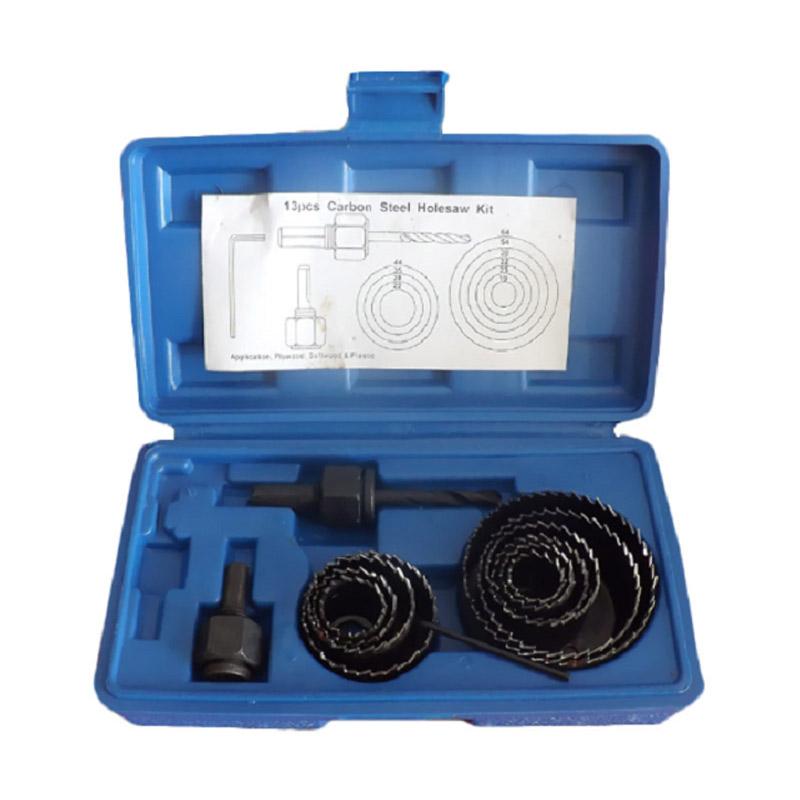 Jual Benz Hole Saw Kit Set - Hitam [13 pcs] Online Januari