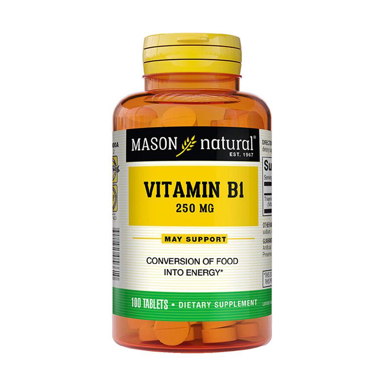 Jual Mason Pine Natural Vitamin B1 250 mg 100 Tab Vit B1 250 mg