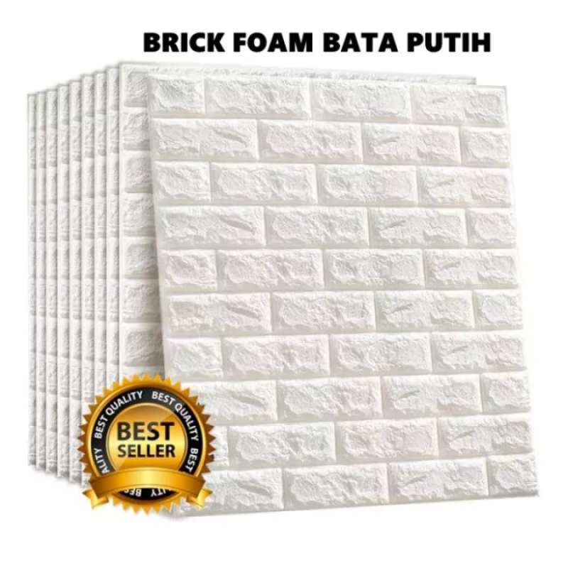 Jual STICKER WALLPAPER DINDING 3D EMBOSED MODEL BATA KAYU DAN BATIK