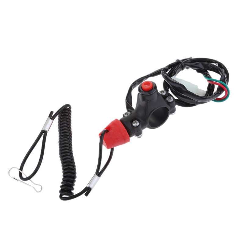 Jual Motor Kill Stop Switch & Safety Tether Lanyard Kit for 47CC 49CC
