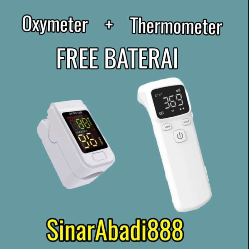 Jual Oxymeter So811 + Thermometer Jka007 (free Baterai) Di Seller Bena