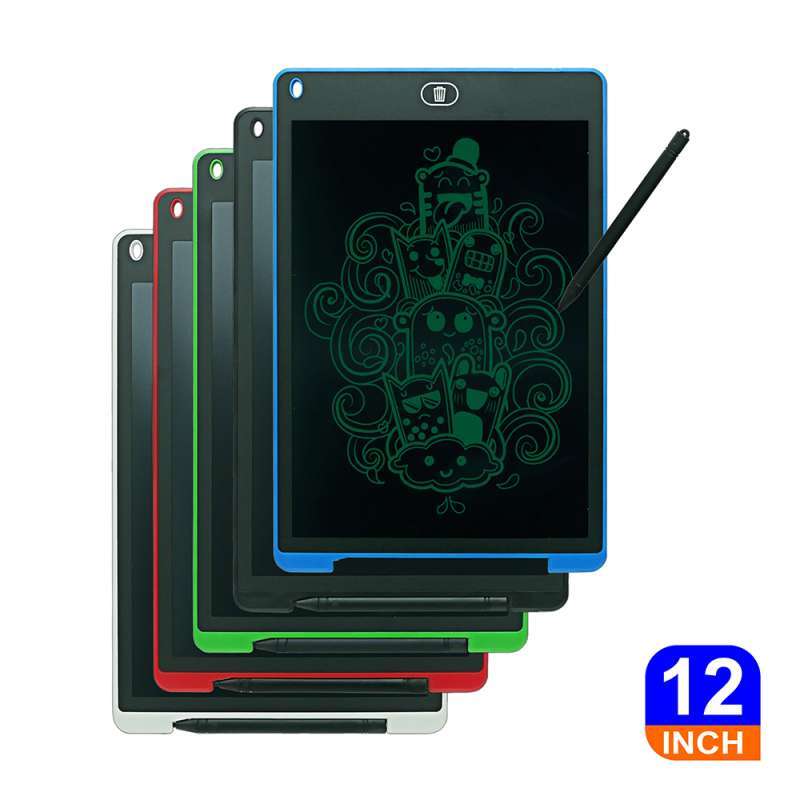 Jual Lcd Writing & Drawing Tablet Mono Color 12 Inch Papan Tulis Anak