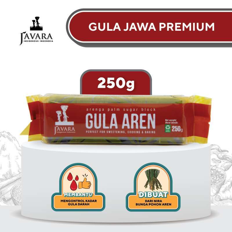 Jual Javara Moulded Arenga Sugar Gula Aren [250 g] di Seller JAVARA ...
