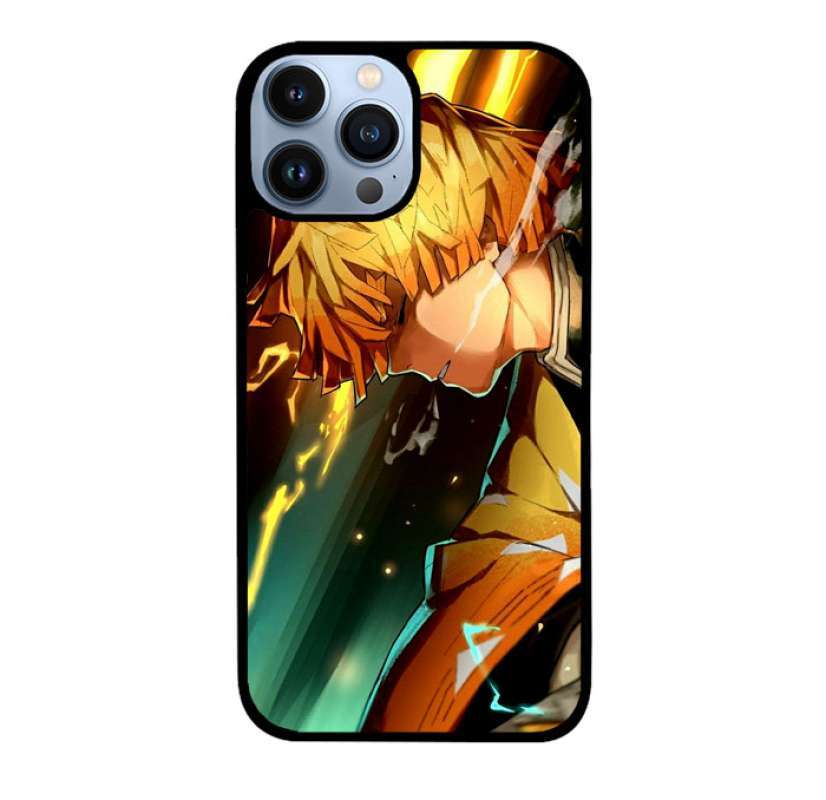 Promo Case Casing iPhone 13 Pro Max Kimetsu no Yaiba Zenitsu BO0036 di