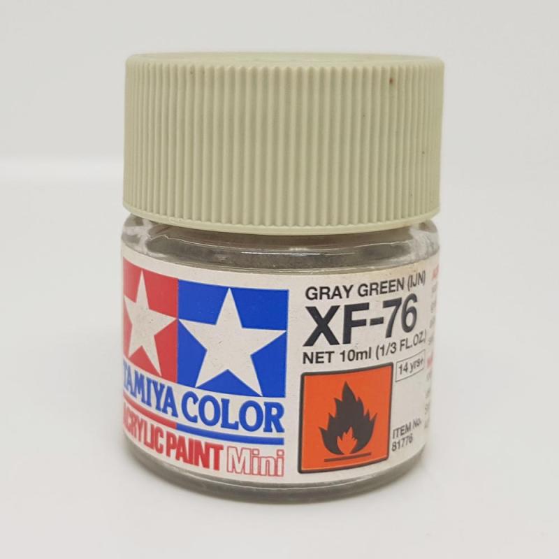 Jual Tamiya Acrylic Xf76 Gray Green (ijn) Gundam Model Kit Tool Di