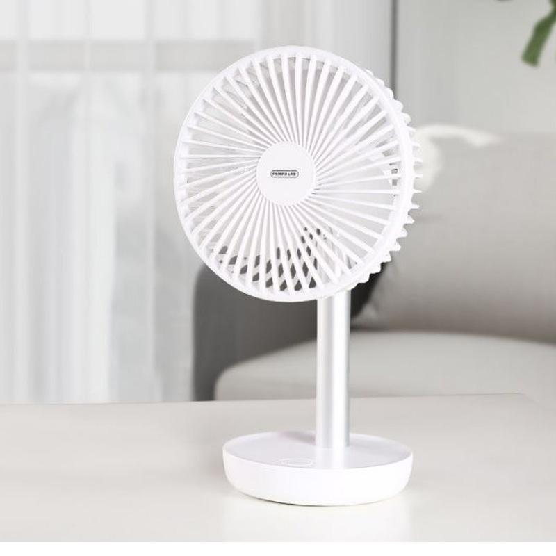 Jual Remax RLFN09 Oscillating Portable Rechargeable Desk Fan [7 Inch