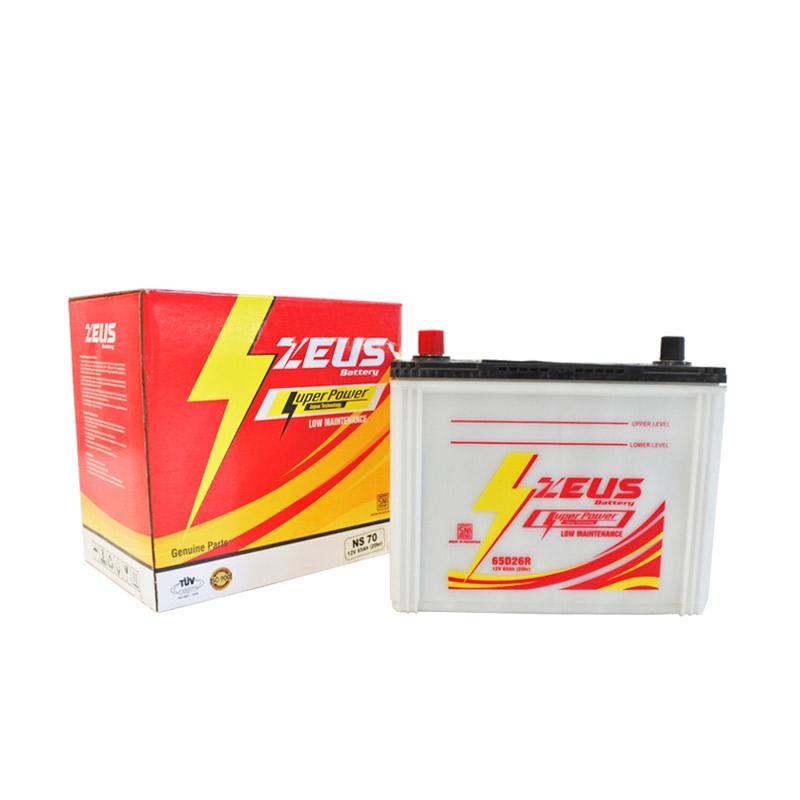 Jual Zeus Battery NS70 Aki Mobil Basah Isuzu Panther, Honda Accord