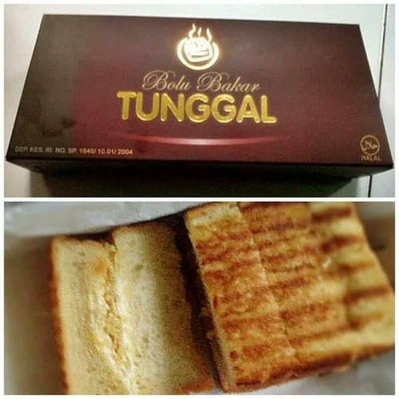 Jual Bolu Bakar Tunggal Rasa Kacang / Nanas - Biskuit Marie T…