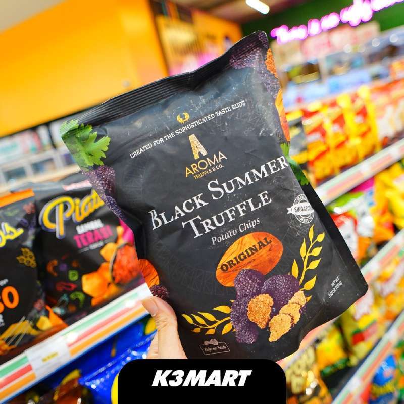 Promo Aroma Black Truffle Potato Chips Original 100gr Diskon 4 di
