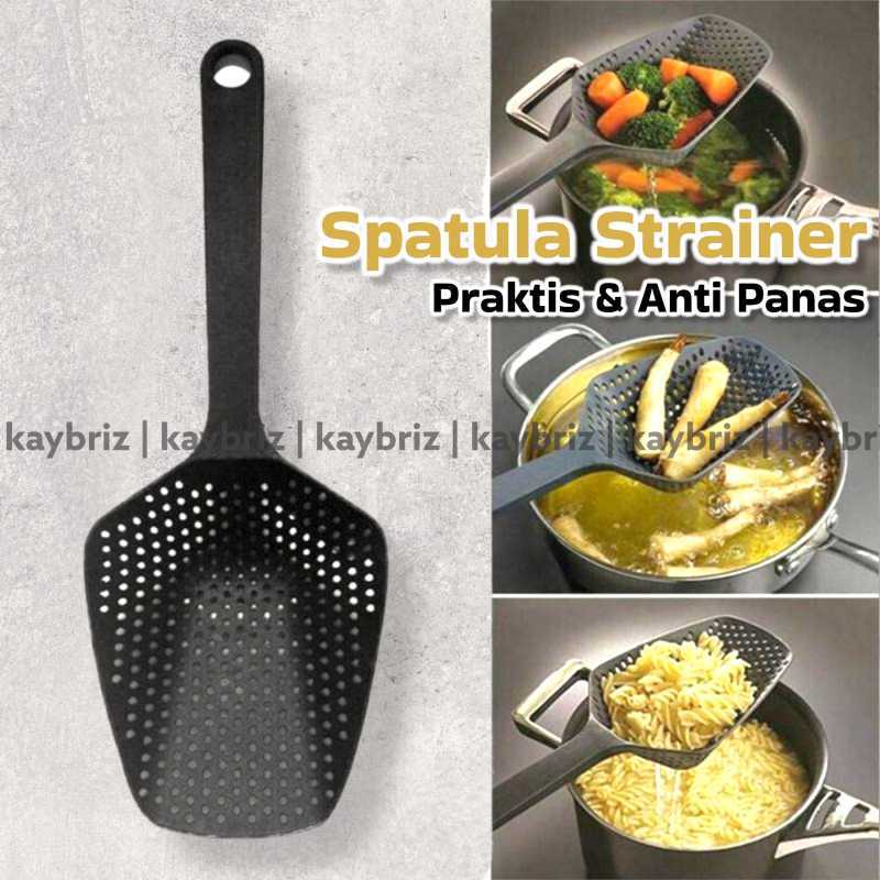 Jual SPATULA STRAINER SARINGAN TIRISAN MASAK ANTI PANAS di Seller