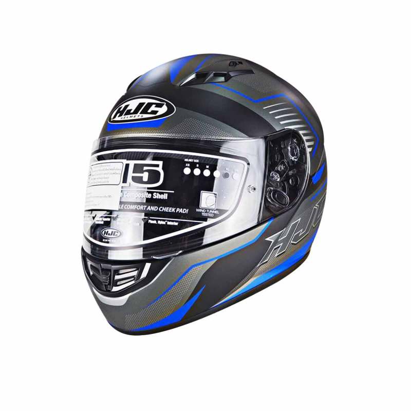 Jual HJC CS15 Trion Full Face Motorcycle Helmet M BLUE di Seller
