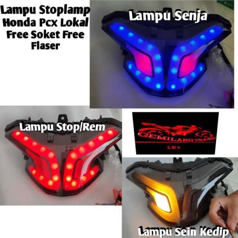 Promo Lampu Stop Honda Pcx 155 Lokal Stoplamp Pcx Stop Pcx Diskon 30%