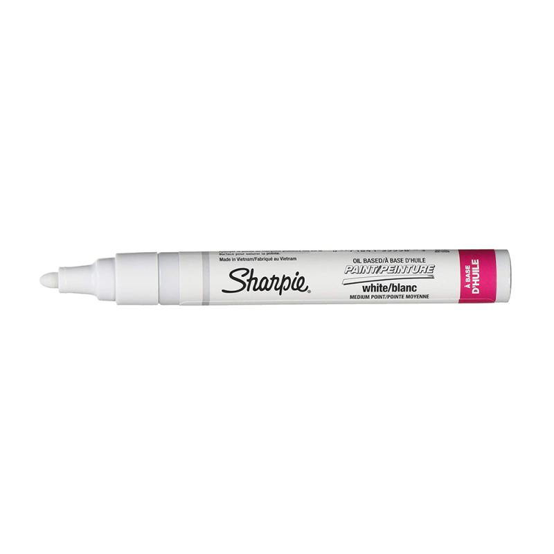 Jual Sharpie Oil Based Paint Marker Medium Point White di Seller