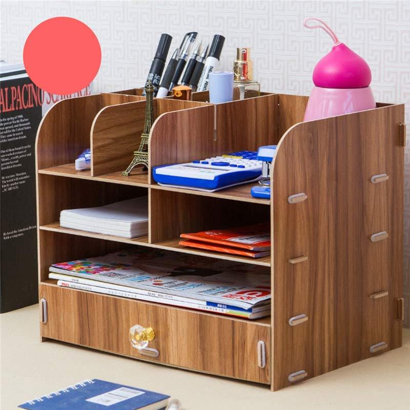Jual EDS Creative Home Office Desktop File Holder Storage Box Wooden