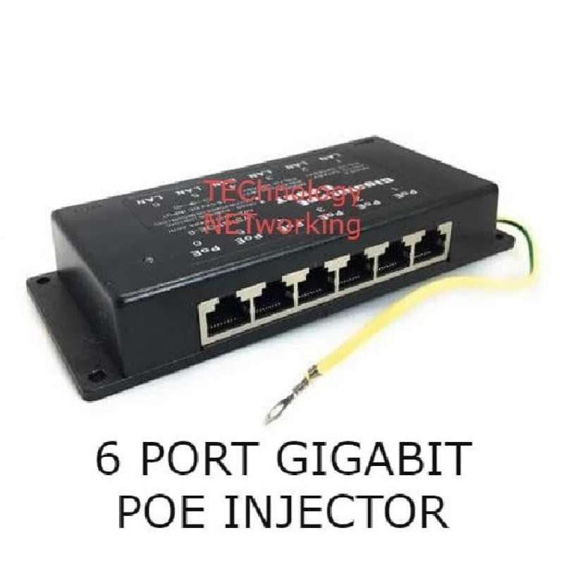 Mikrotik RBGPOE – Iniettore PoE Gigabit Ethernet 48V, Alimentatore Per RouterBoard, Connettori Schermati