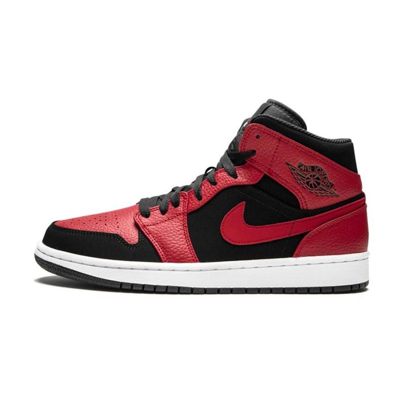 nike air jordan 1 mid reverse bred