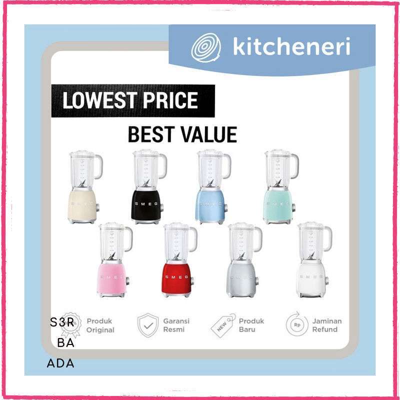 Jual Perlengkapan dapur SMEG Blender 50's Retro Style Aesthetic