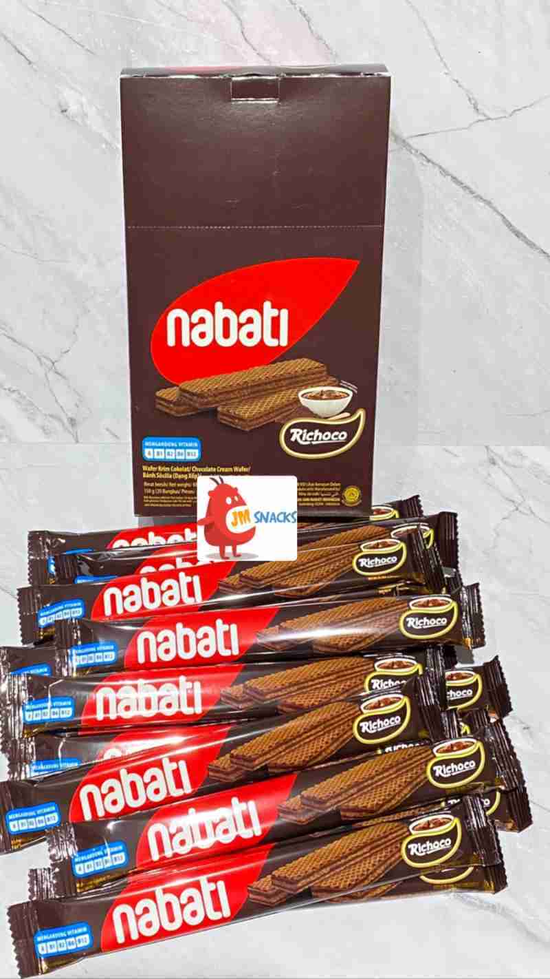 Jual Nabati Wafer Chocolate [7.5 G/ 20 Pcs/ Pack] Di Seller Jmsnacks