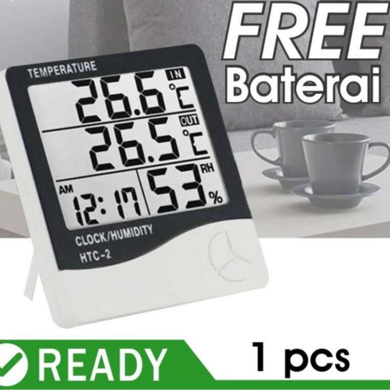 Jual Hygrometer Digital Alat Ukur Suhu Tempratur Ruangan Akuarium di
