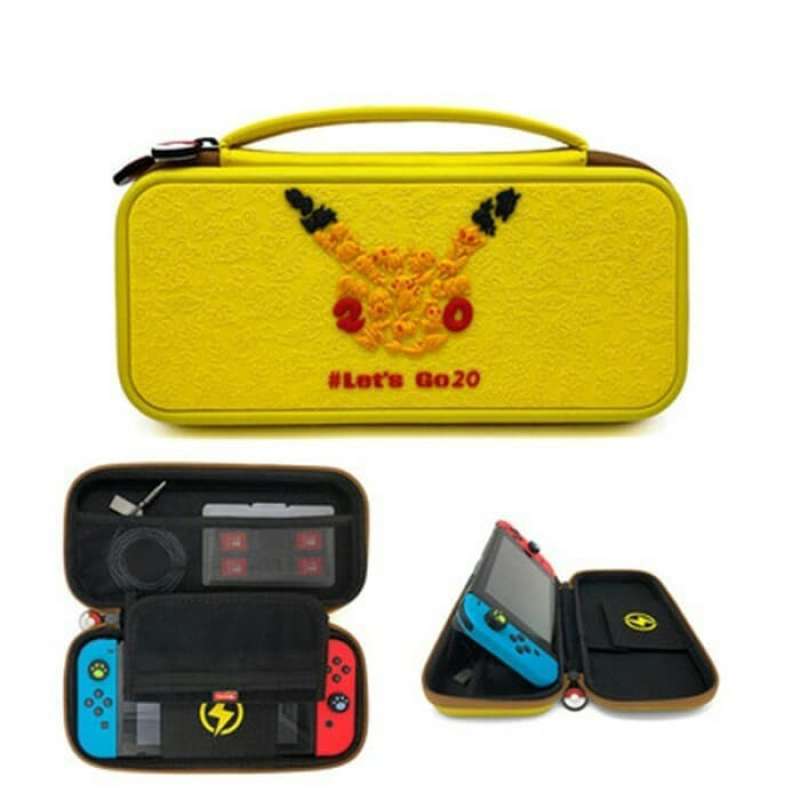 Jual Nintendo Switch Carrying Case Storage Bag Let's Go 20 Pokemon