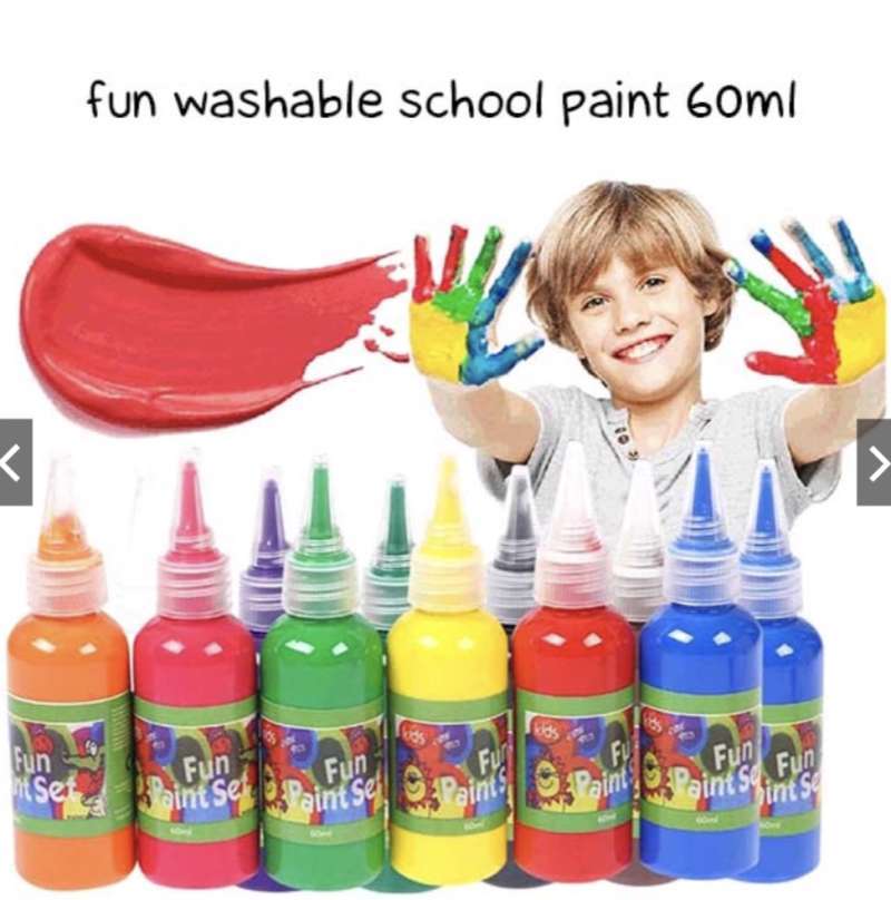 Jual Zoetoys Fun Washable School Paint 60 500 ml Washable Kids